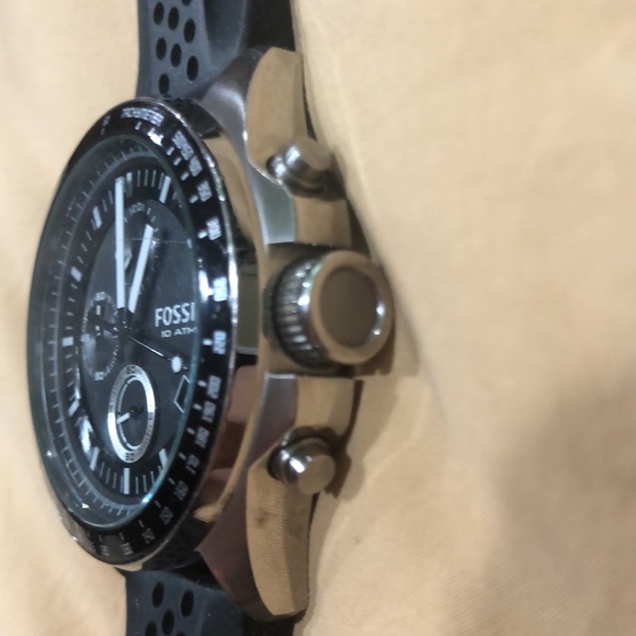 Fossil Men’s 10ATM CH2573 Black Chrono Watch - Picture 4 of 7